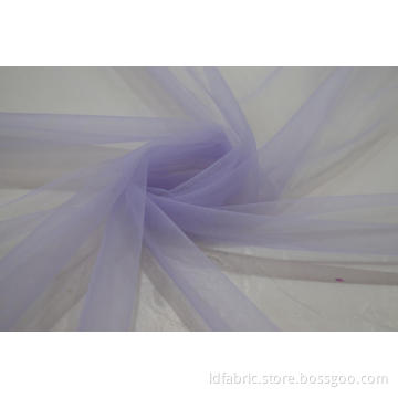 100% Nylon Purple Swiss Mesh Fabric